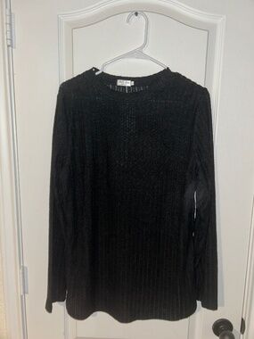 🖤 Simplefun Ribbed Knit Long Sleeve Sweater | Size Large 🖤